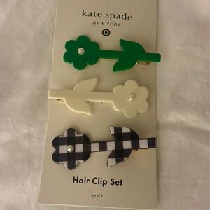 Kate Spade Flower Hair Clip Set